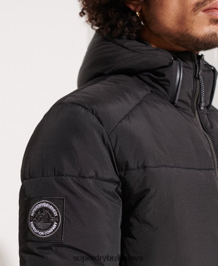 Superdry muži horská rekreačná bunda 6B4ZTR4587 oblečenie čierna