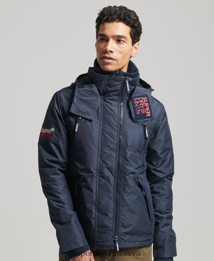 Superdry muži horská sd vetrovka 6B4ZTR1014 oblečenie námorníctvo