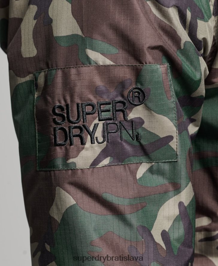 Superdry muži horská sd vetrovka 6B4ZTR1015 oblečenie zelená