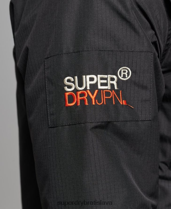 Superdry muži horská sd vetrovka 6B4ZTR1160 oblečenie čierna