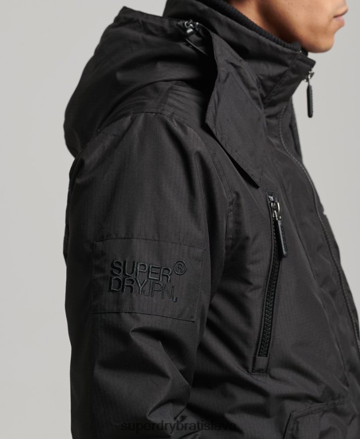 Superdry muži horská sd vetrovka 6B4ZTR924 oblečenie čierna