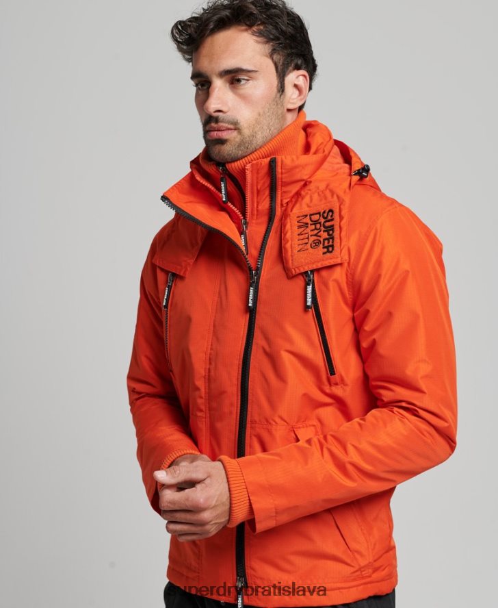 Superdry muži horská sd vetrovka 6B4ZTR944 oblečenie oranžová