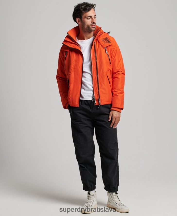 Superdry muži horská sd vetrovka 6B4ZTR944 oblečenie oranžová