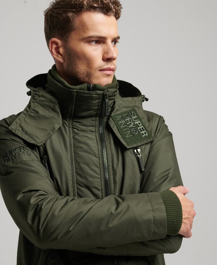 Superdry muži horská sd vetrovka 6B4ZTR950 oblečenie zelená