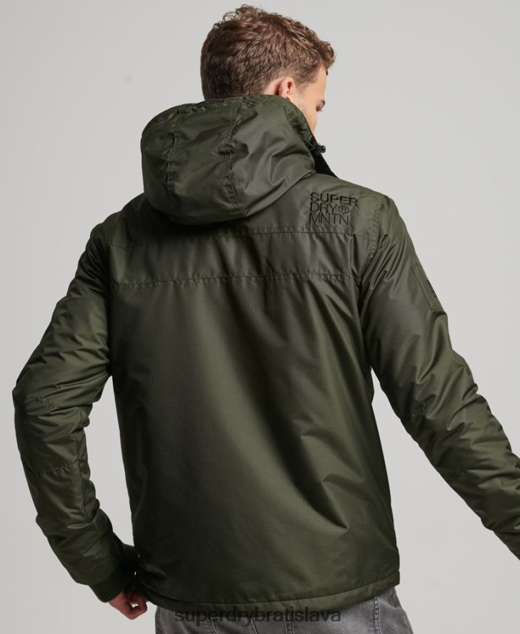 Superdry muži horská sd vetrovka 6B4ZTR950 oblečenie zelená