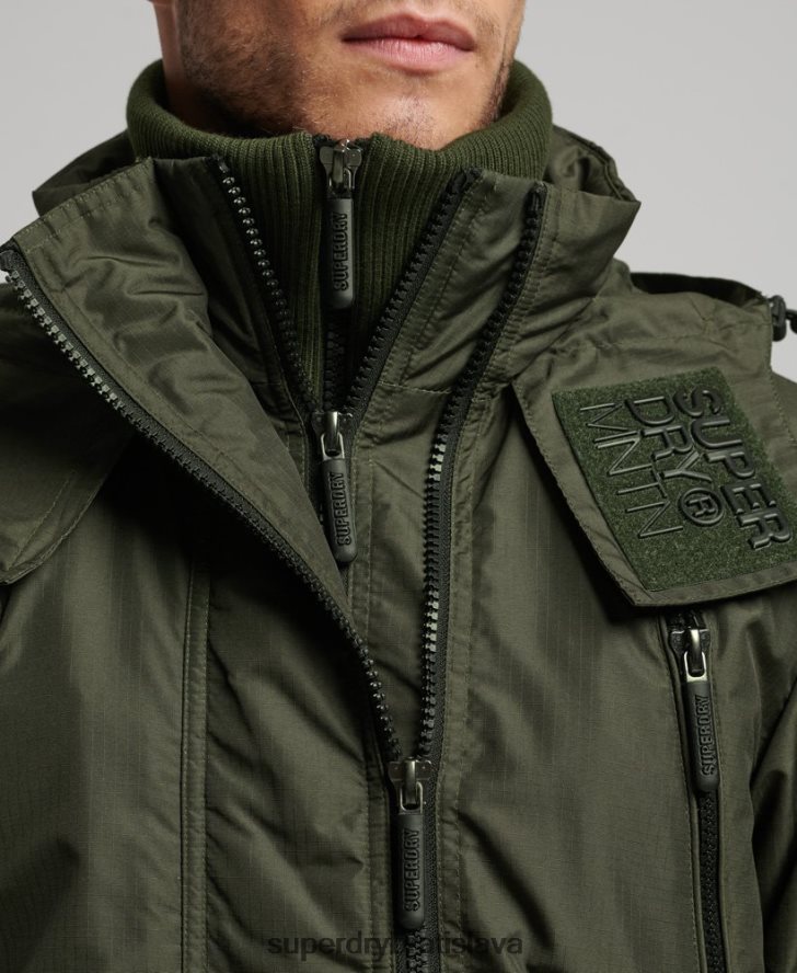 Superdry muži horská sd vetrovka 6B4ZTR950 oblečenie zelená