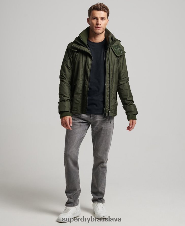 Superdry muži horská sd vetrovka 6B4ZTR950 oblečenie zelená
