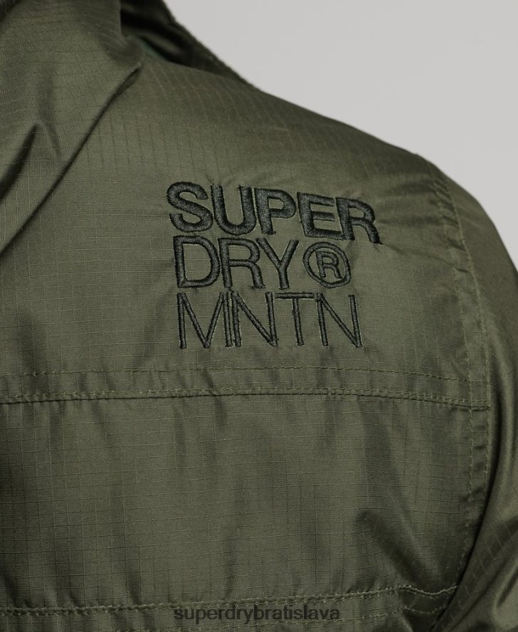 Superdry muži horská sd vetrovka 6B4ZTR950 oblečenie zelená