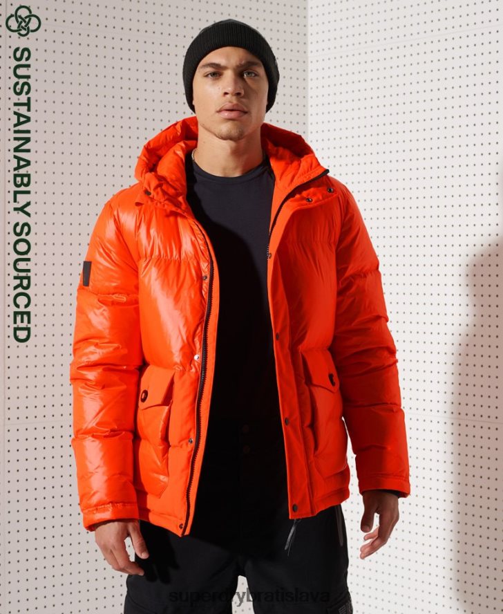 Superdry muži horská záchranná bunda 6B4ZTR4601 oblečenie oranžová