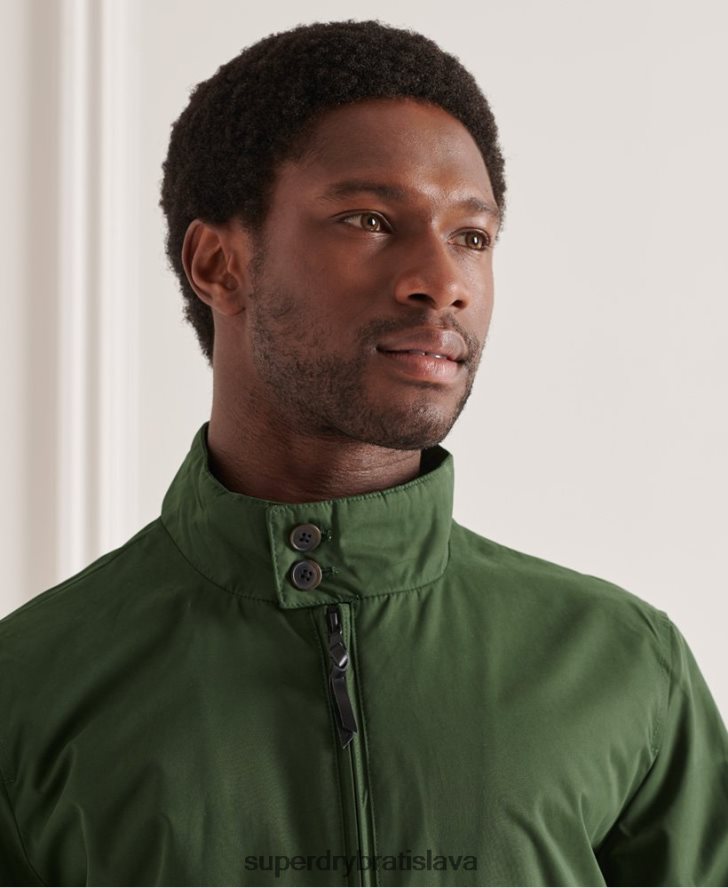 Superdry muži ikonická bunda Harrington 6B4ZTR4614 oblečenie zelená
