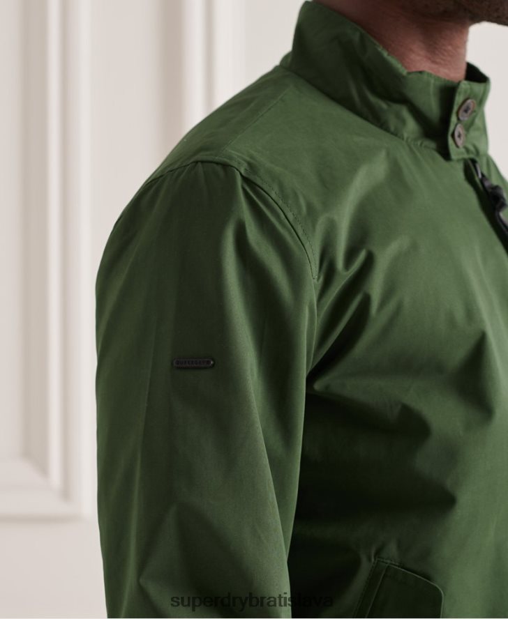 Superdry muži ikonická bunda Harrington 6B4ZTR4614 oblečenie zelená