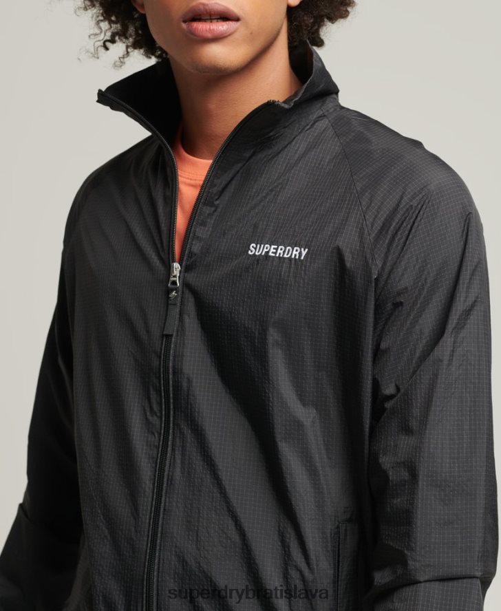 Superdry muži kód základná bunda 6B4ZTR4638 oblečenie čierna