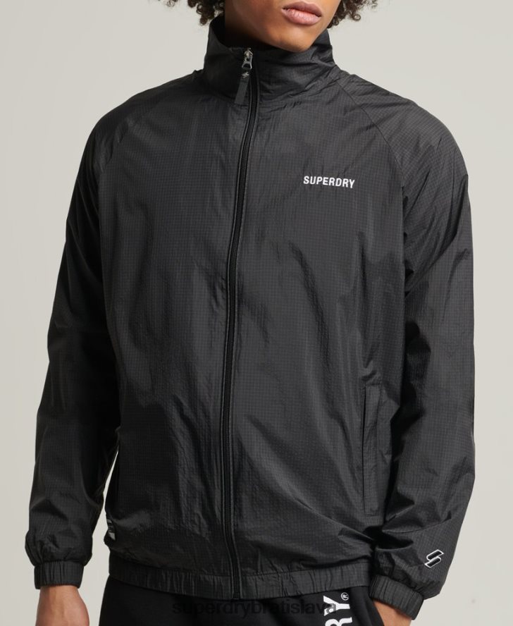 Superdry muži kód základná bunda 6B4ZTR4638 oblečenie čierna