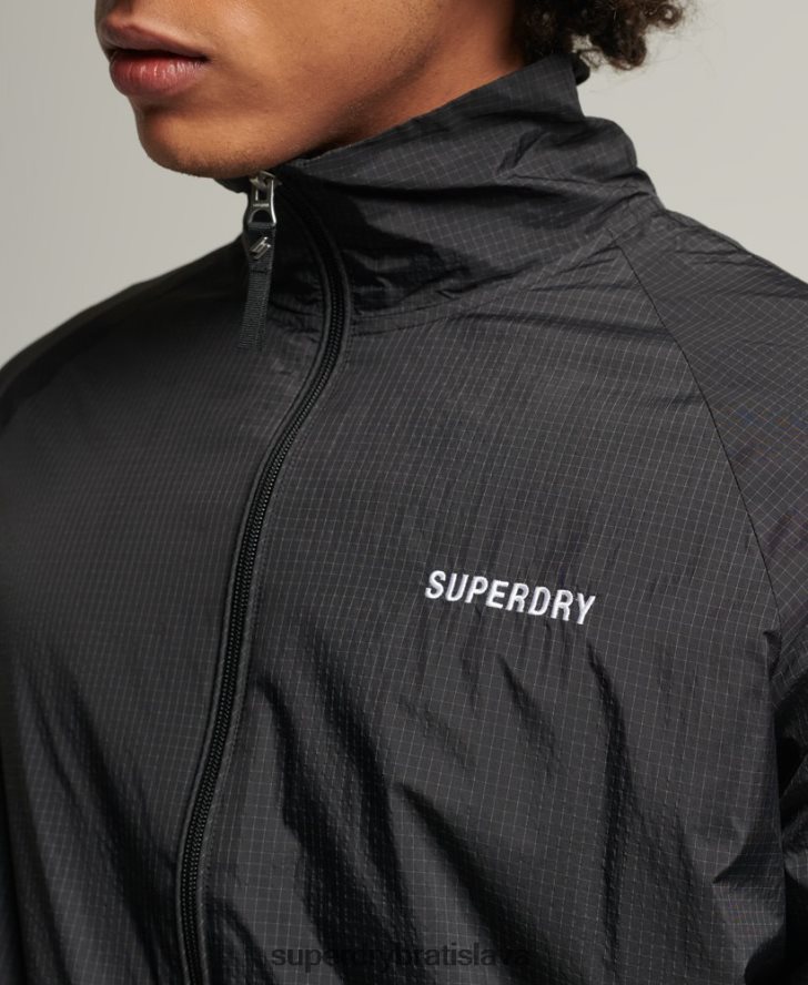 Superdry muži kód základná bunda 6B4ZTR4638 oblečenie čierna