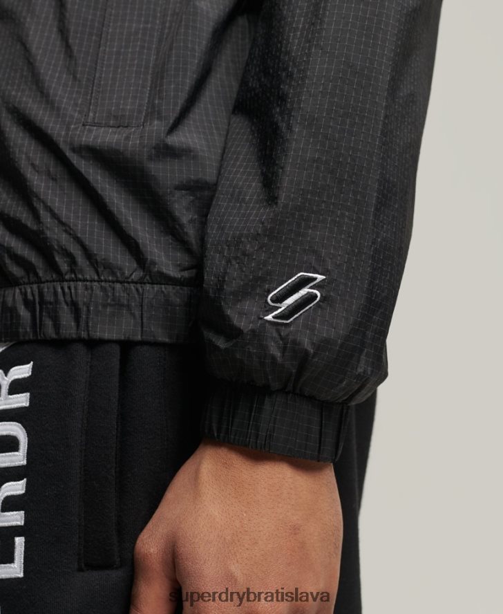 Superdry muži kód základná bunda 6B4ZTR4638 oblečenie čierna