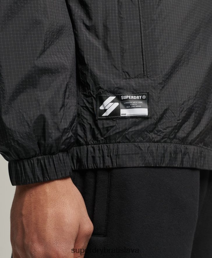 Superdry muži kód základná bunda 6B4ZTR4638 oblečenie čierna
