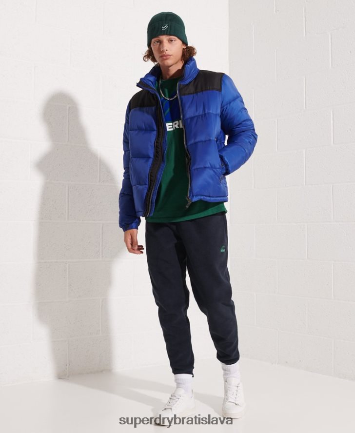 Superdry muži kódová bunda 6B4ZTR4677 oblečenie Modrá