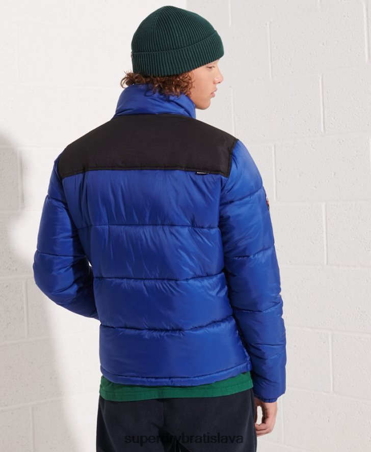 Superdry muži kódová bunda 6B4ZTR4677 oblečenie Modrá