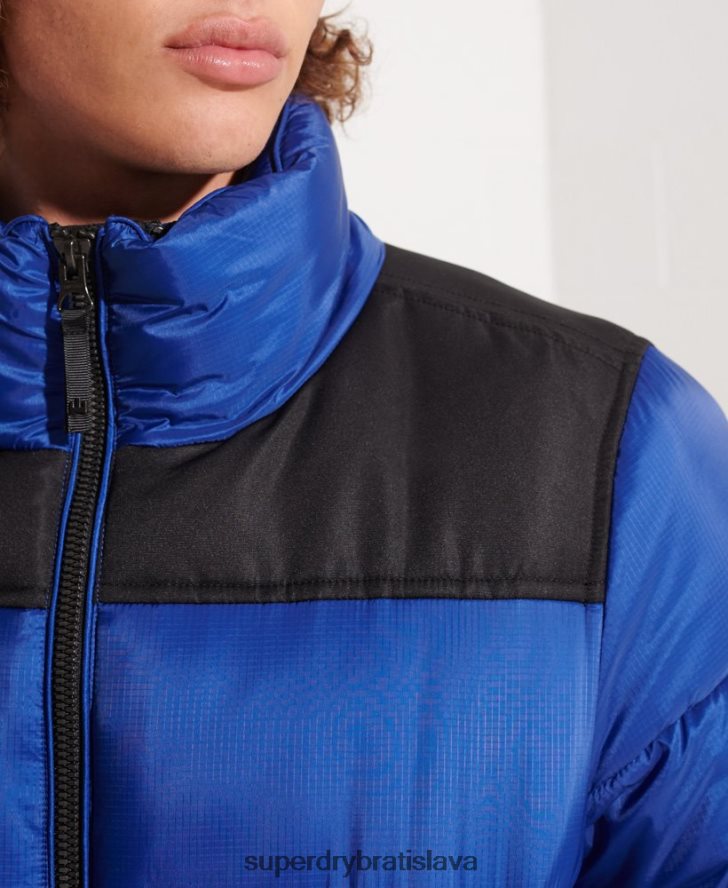 Superdry muži kódová bunda 6B4ZTR4677 oblečenie Modrá
