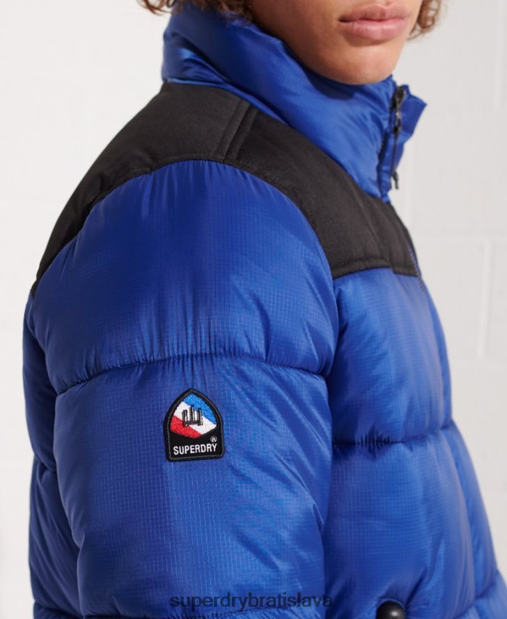 Superdry muži kódová bunda 6B4ZTR4677 oblečenie Modrá
