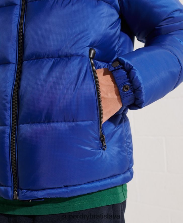 Superdry muži kódová bunda 6B4ZTR4677 oblečenie Modrá