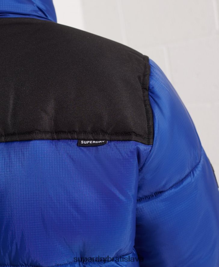 Superdry muži kódová bunda 6B4ZTR4677 oblečenie Modrá