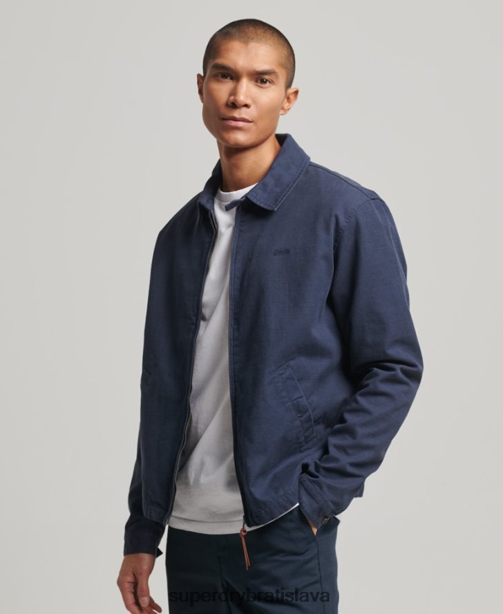 Superdry muži klasická bunda harrington 6B4ZTR907 oblečenie námorníctvo