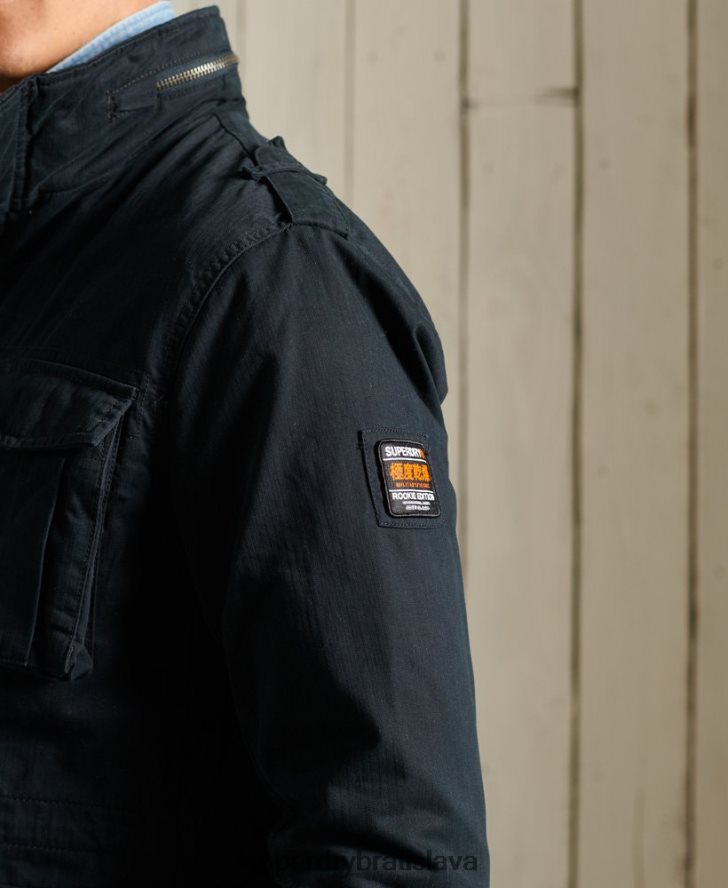 Superdry muži klasická nováčikovská bunda 6B4ZTR4686 oblečenie námorníctvo
