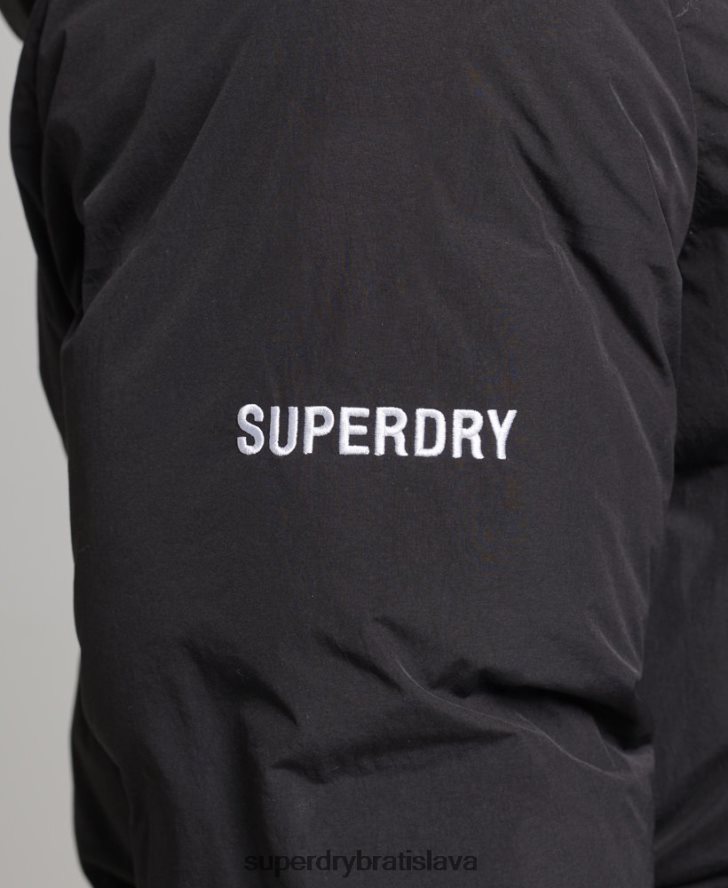 Superdry muži krátka hranatá bunda 6B4ZTR4535 oblečenie čierna