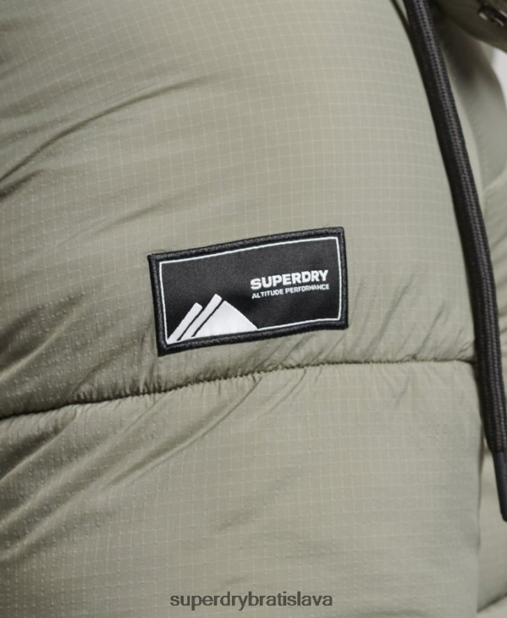 Superdry muži krátka vystužená bunda touchline 6B4ZTR974 oblečenie kaki