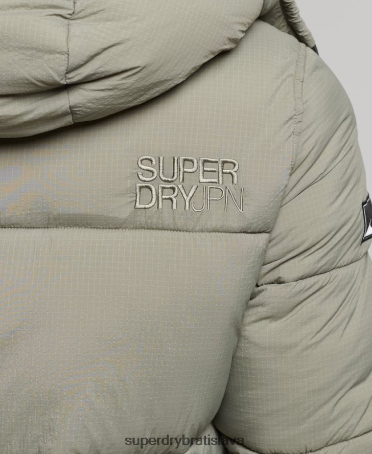 Superdry muži krátka vystužená bunda touchline 6B4ZTR974 oblečenie kaki