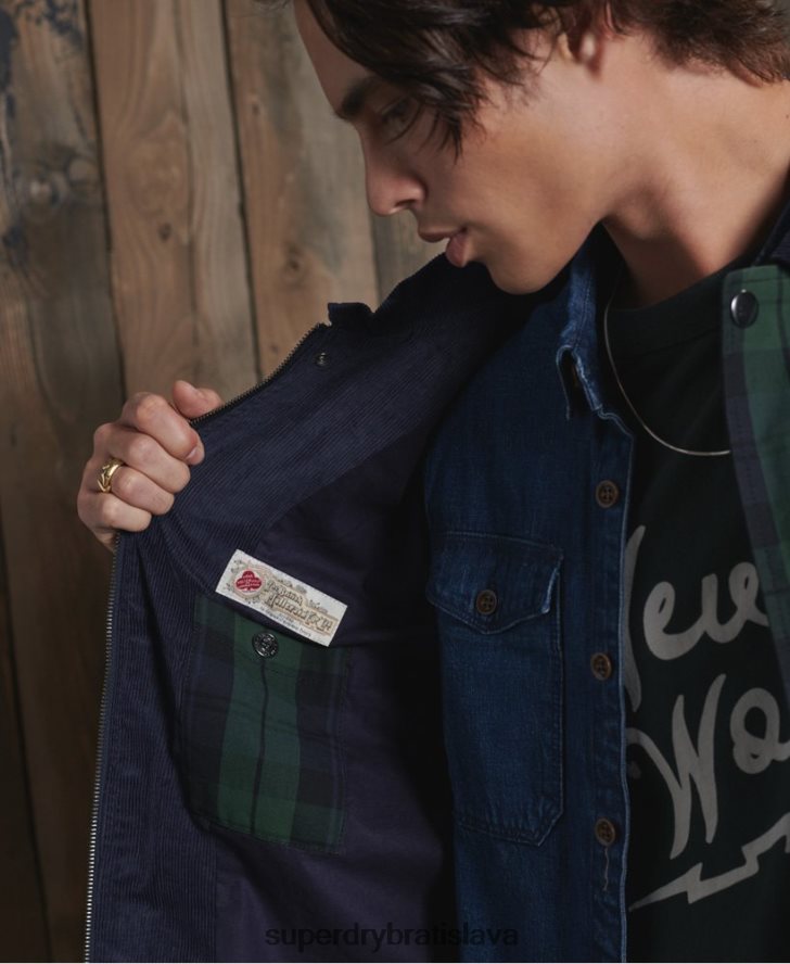 Superdry muži limitovaná edícia dry cruiser bundy 6B4ZTR4769 oblečenie žltá