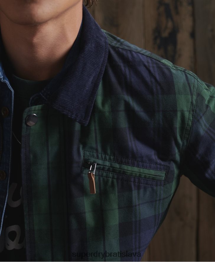 Superdry muži limitovaná edícia dry cruiser bundy 6B4ZTR4769 oblečenie žltá