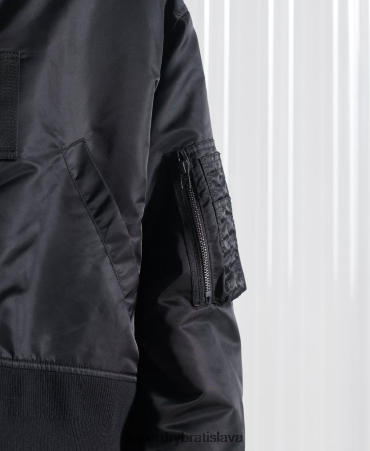 Superdry muži limitovaná edícia sdx double bomber bunda 6B4ZTR5555 oblečenie čierna