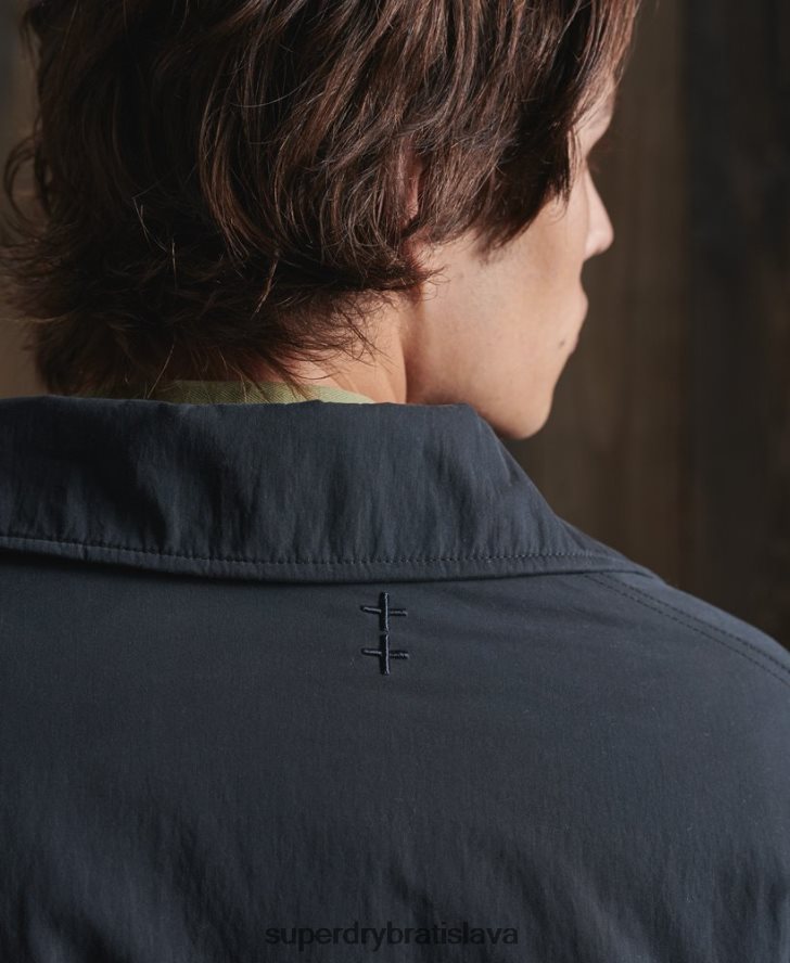 Superdry muži limitovaná edícia suchej bundy 6B4ZTR4768 oblečenie námorníctvo