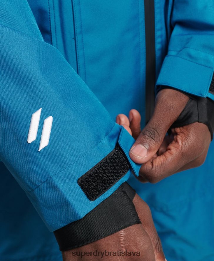Superdry muži lyžiarska záchranná bunda 6B4ZTR1375 oblečenie Modrá