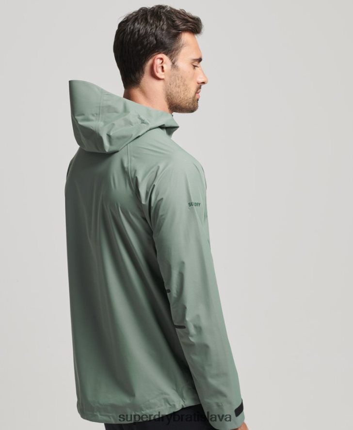 Superdry muži nepremokavá bunda 6B4ZTR4635 oblečenie zelená