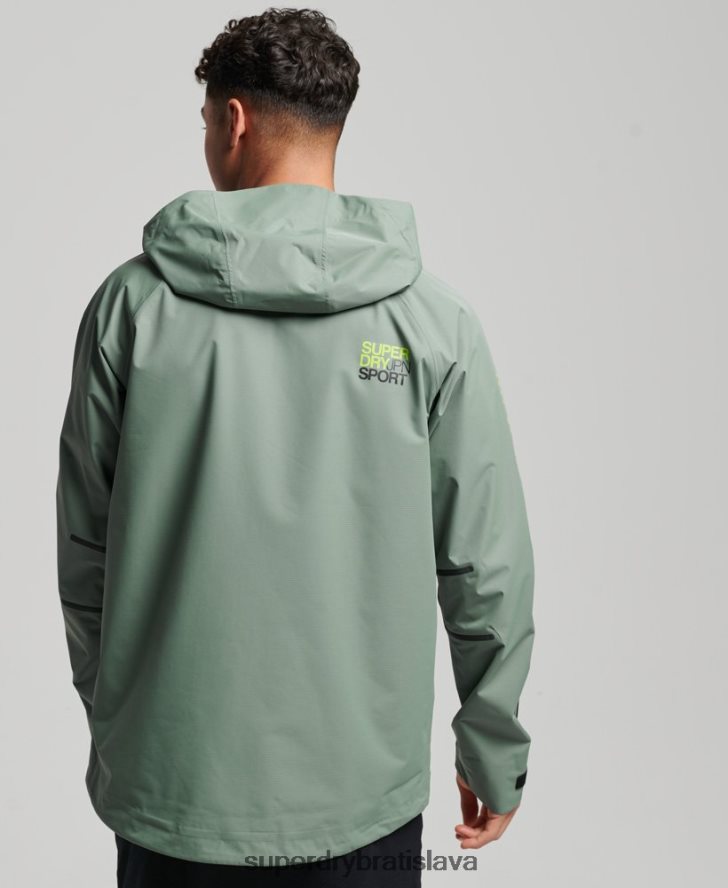 Superdry muži nepremokavá bunda 6B4ZTR961 oblečenie zelená