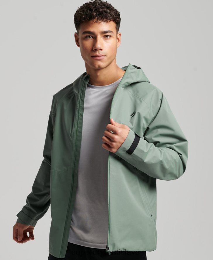 Superdry muži nepremokavá bunda 6B4ZTR961 oblečenie zelená