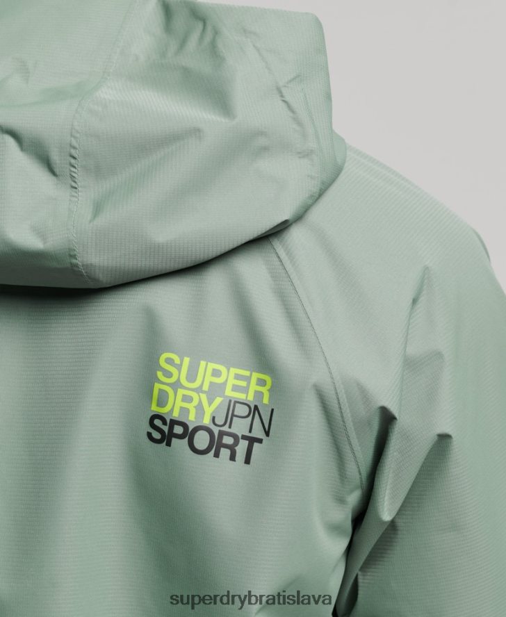 Superdry muži nepremokavá bunda 6B4ZTR961 oblečenie zelená