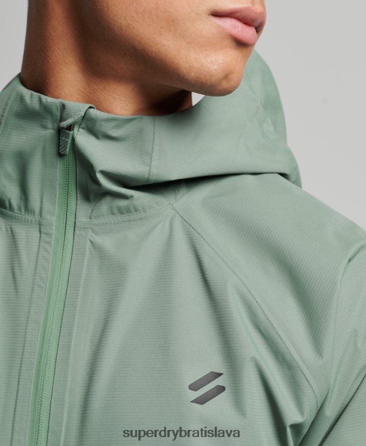 Superdry muži nepremokavá bunda 6B4ZTR961 oblečenie zelená
