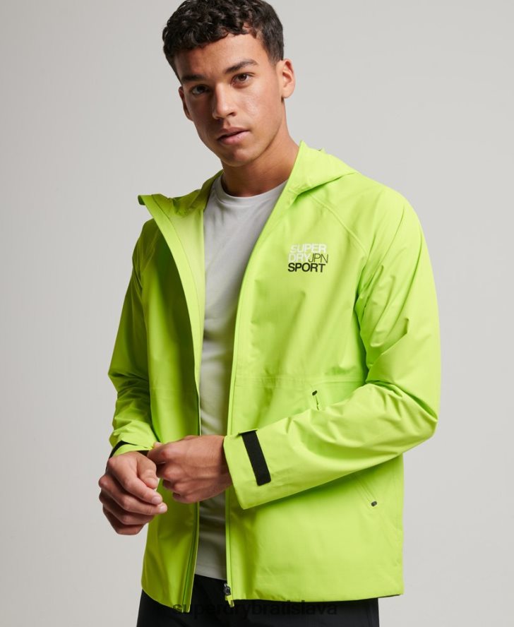 Superdry muži nepremokavá bunda 6B4ZTR962 oblečenie zelená