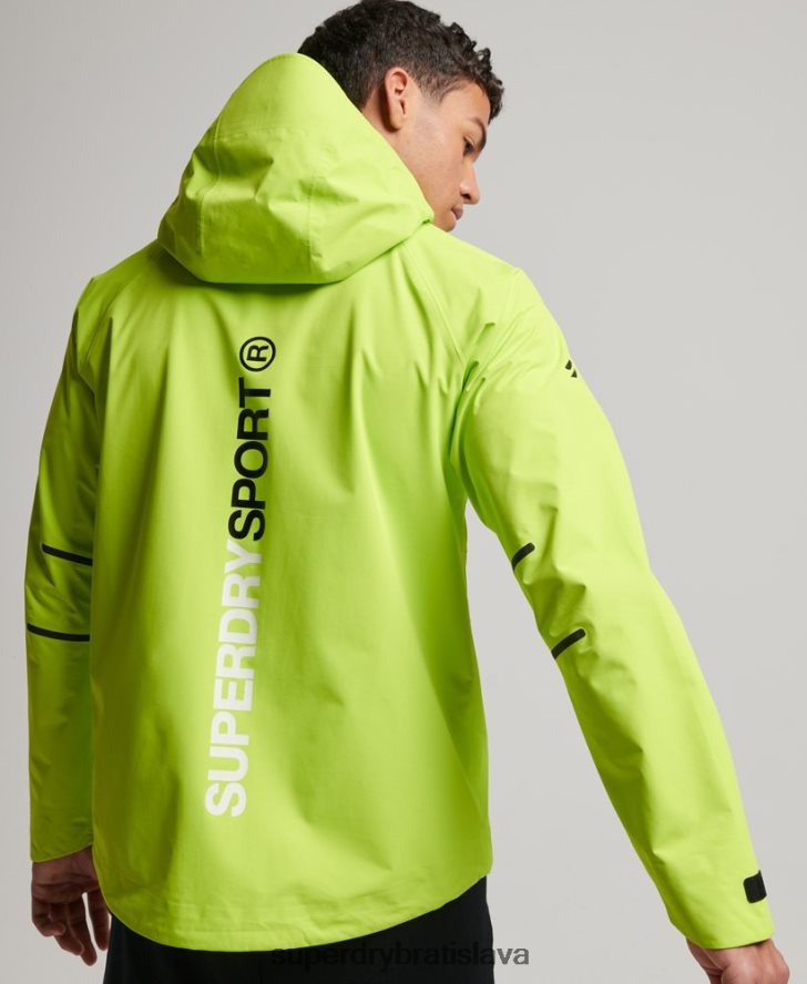 Superdry muži nepremokavá bunda 6B4ZTR962 oblečenie zelená
