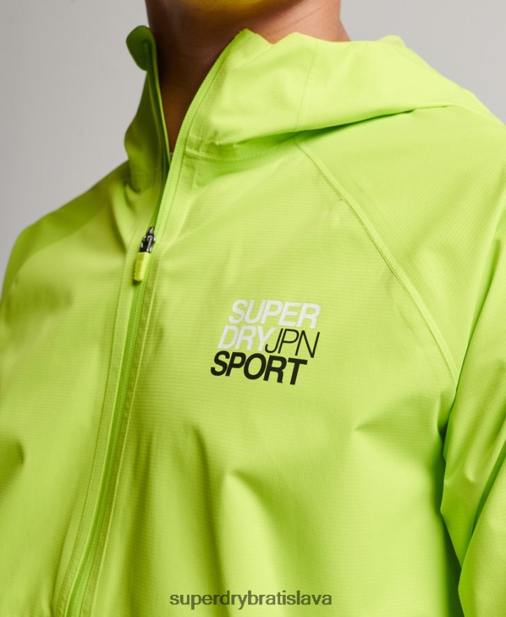 Superdry muži nepremokavá bunda 6B4ZTR962 oblečenie zelená