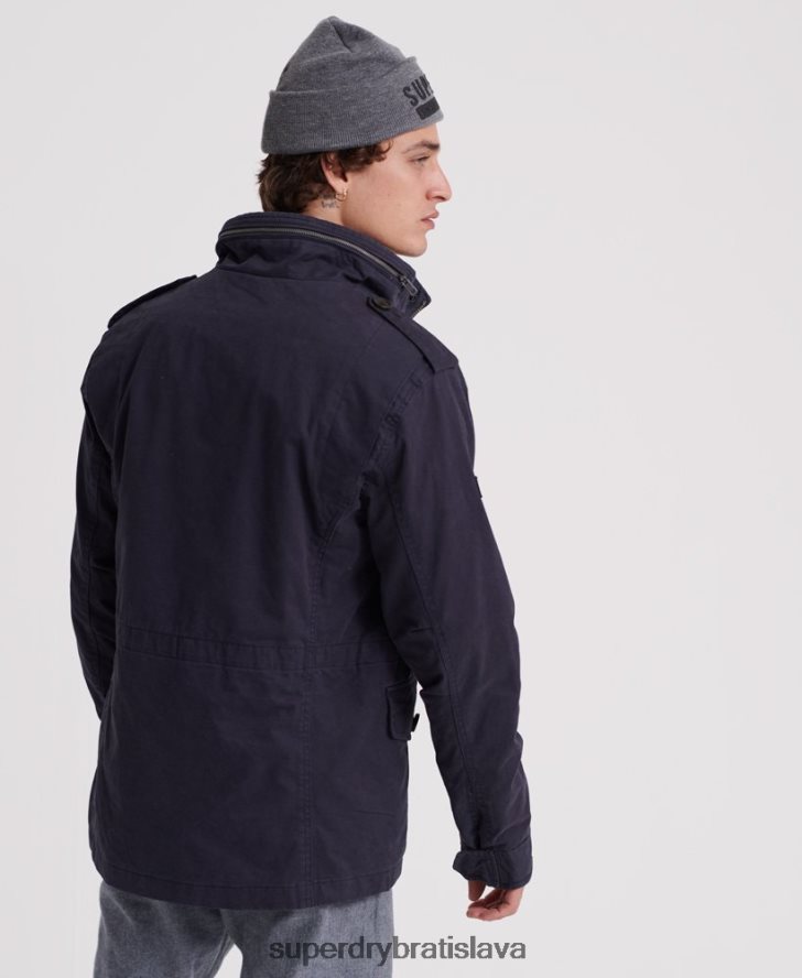 Superdry muži nováčiková terénna bunda 6B4ZTR4719 oblečenie námorníctvo