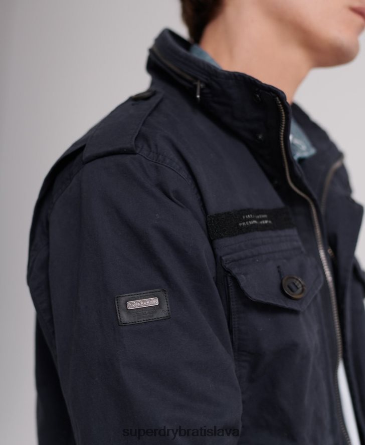 Superdry muži nováčiková terénna bunda 6B4ZTR4719 oblečenie námorníctvo
