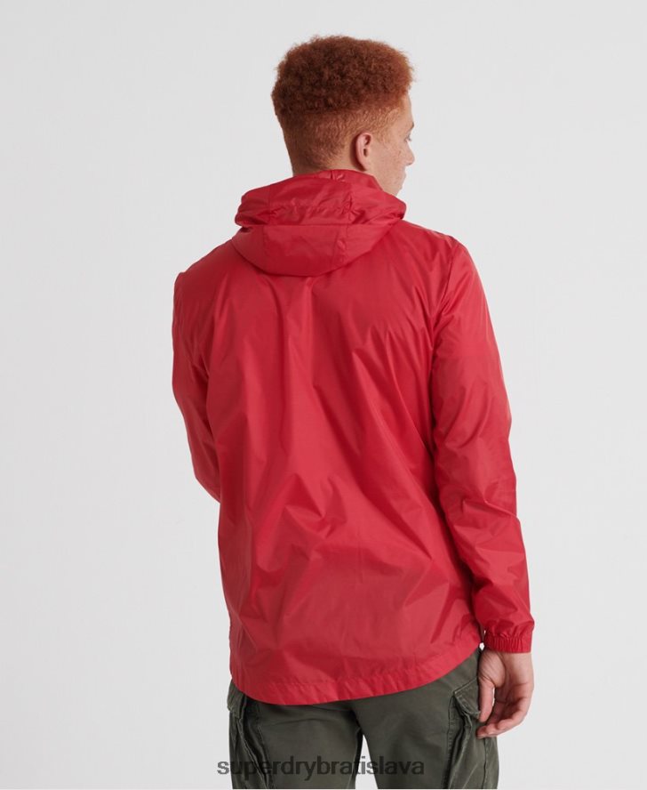 Superdry muži offshore baliteľný cagoule 6B4ZTR1186 oblečenie červená