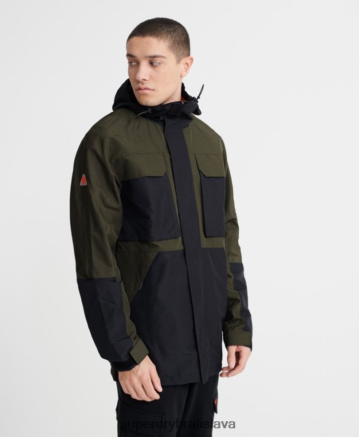Superdry muži púštna alchýmia s 5 vreckami 6B4ZTR1198 oblečenie zelená