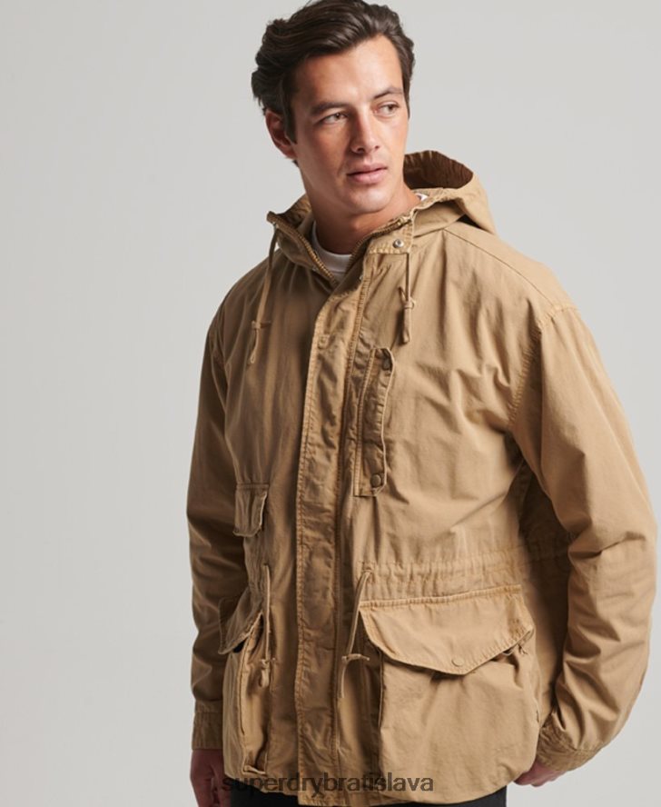 Superdry muži palubná bunda s kapucňou 6B4ZTR932 oblečenie opálenie