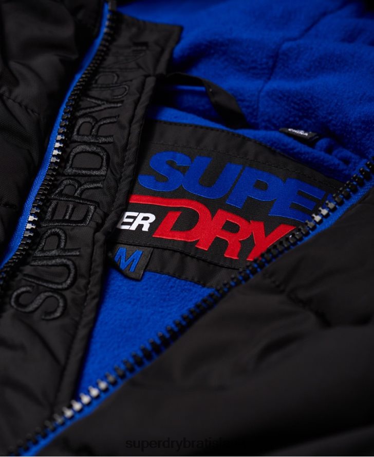Superdry muži športová bunda 6B4ZTR1170 oblečenie čierna